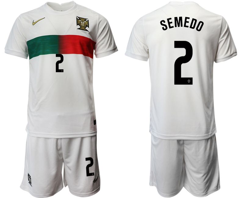 Men 2022 World Cup National Team Portugal away white 2 Soccer Jersey